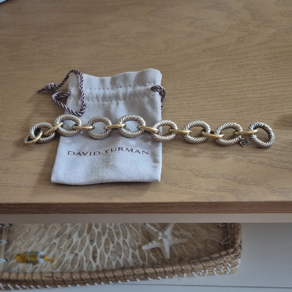 David Yurman Two-Tone Link Bracelet